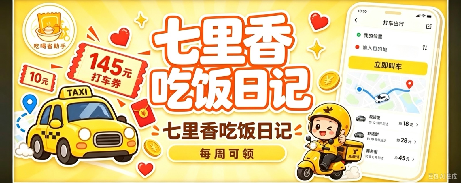 145元腾讯地图打车券礼包封面
